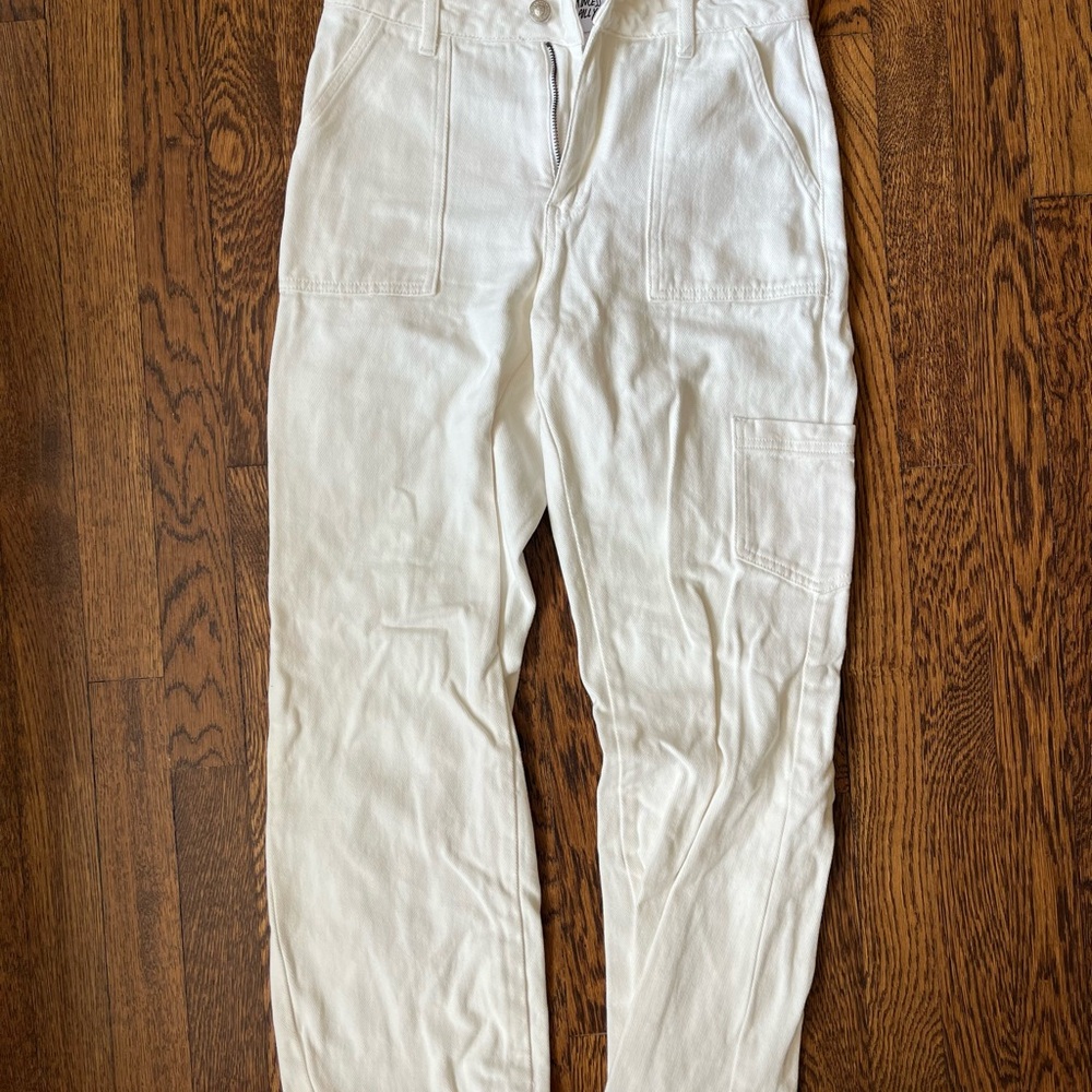 Princess Polly Size 4 White Pants